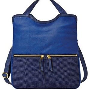 👜Fossil fold over bag